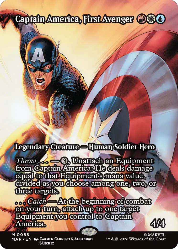Captain America, First Avenger (Borderless) [Marvel Universe: Eternal-Legal] | L.A. Mood Comics and Games