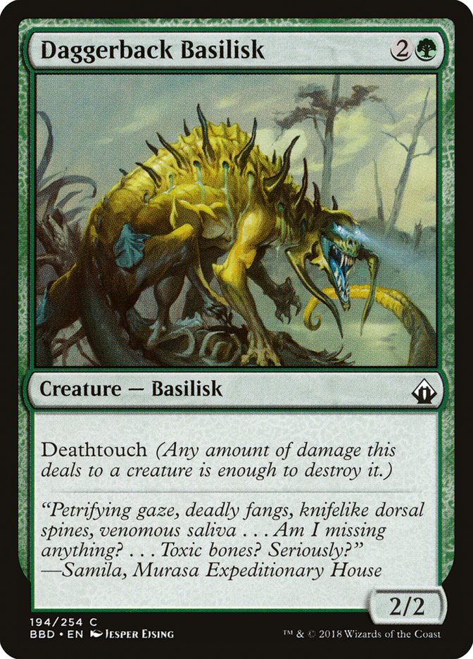 Daggerback Basilisk [Battlebond] | L.A. Mood Comics and Games