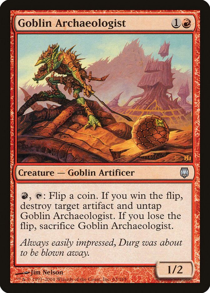 Goblin Archaeologist [Darksteel] | L.A. Mood Comics and Games