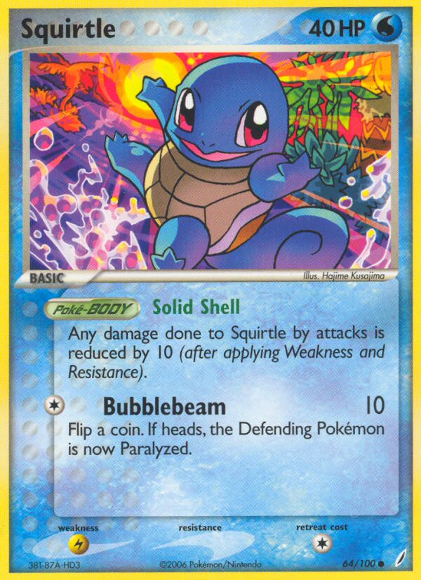 Squirtle (64/100) [EX: Crystal Guardians] | L.A. Mood Comics and Games