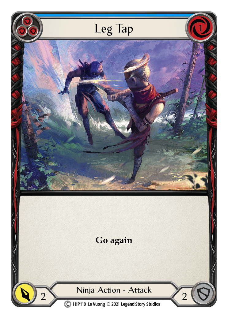 Leg Tap (Blue) [1HP118] (History Pack 1) | L.A. Mood Comics and Games