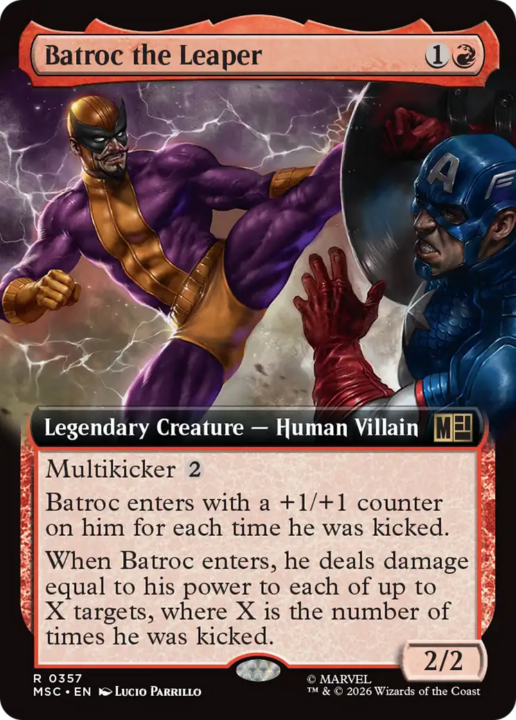 Batroc the Leaper (Extended Art) [Marvel Super Heroes Commander] | L.A. Mood Comics and Games