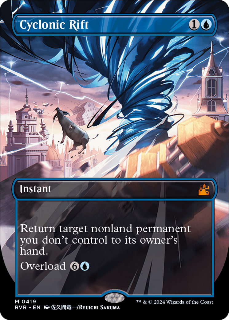 Cyclonic Rift (Anime Borderless) [Ravnica Remastered] | L.A. Mood Comics and Games