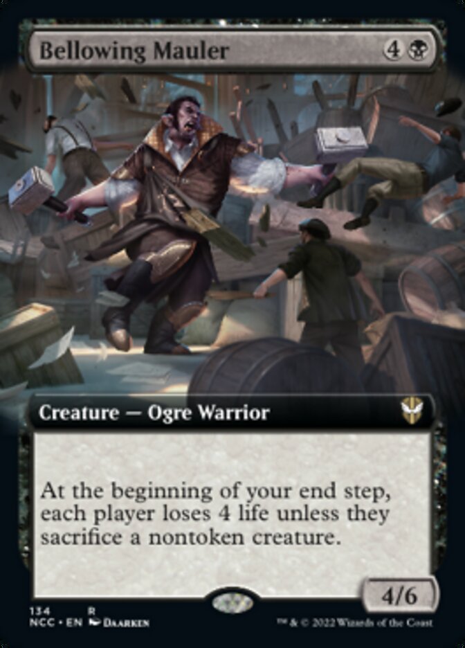 Bellowing Mauler (Extended Art) [Streets of New Capenna Commander] | L.A. Mood Comics and Games