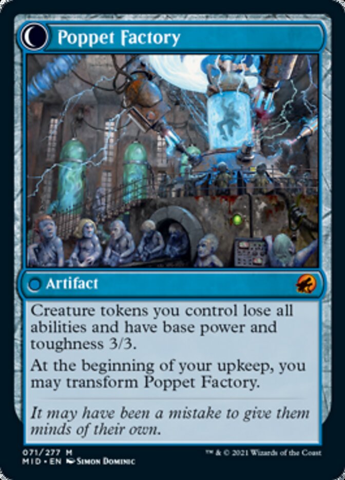 Poppet Stitcher // Poppet Factory [Innistrad: Midnight Hunt] | L.A. Mood Comics and Games