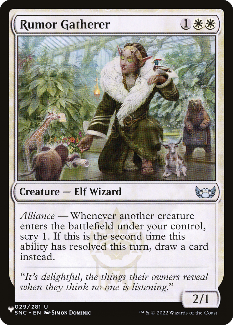 Rumor Gatherer [The List] | L.A. Mood Comics and Games