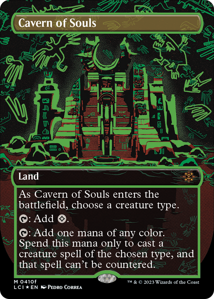 Cavern of Souls (0410f) (Borderless) [The Lost Caverns of Ixalan] | L.A. Mood Comics and Games
