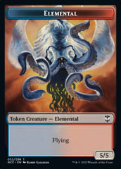 Elemental (032) // Rogue Double-Sided Token [Streets of New Capenna Commander Tokens] | L.A. Mood Comics and Games