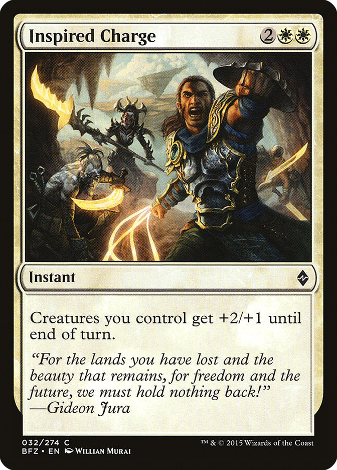 Inspired Charge [Battle for Zendikar] | L.A. Mood Comics and Games