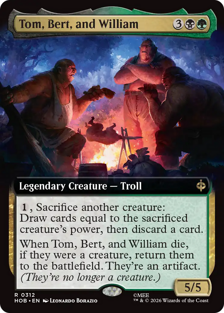 Tom, Bert, and William (Extended Art) [The Hobbit] | L.A. Mood Comics and Games