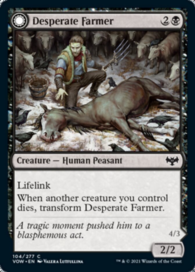 Desperate Farmer // Depraved Harvester [Innistrad: Crimson Vow] | L.A. Mood Comics and Games