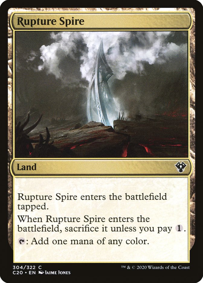 Rupture Spire [Commander 2020] | L.A. Mood Comics and Games
