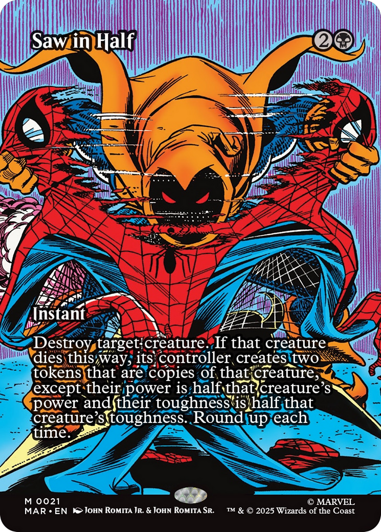 Saw in Half (Borderless) [Marvel's Spider-Man: Eternal-Legal] | L.A. Mood Comics and Games