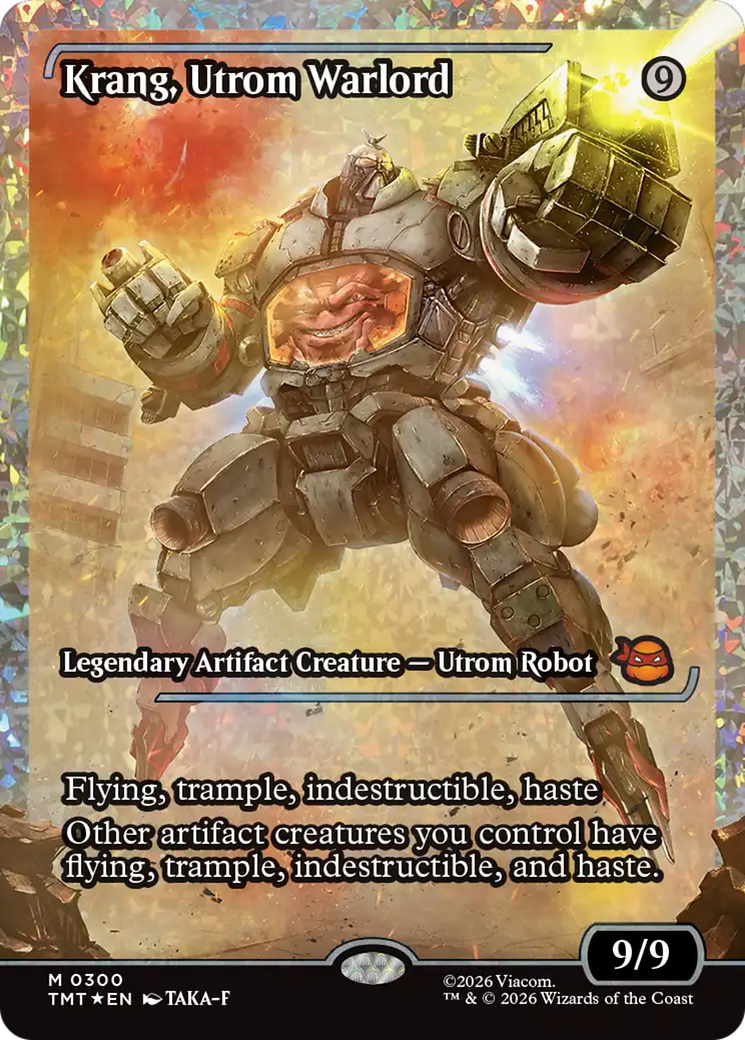 Krang, Utrom Warlord (Showcase) (Fracture Foil) [Teenage Mutant Ninja Turtles] | L.A. Mood Comics and Games