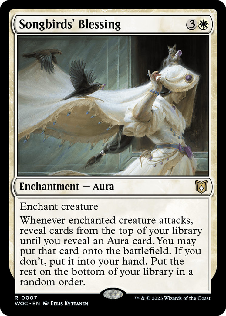 Songbirds' Blessing [Wilds of Eldraine Commander] | L.A. Mood Comics and Games