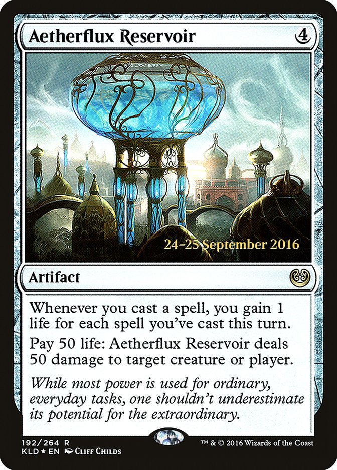 Aetherflux Reservoir [Kaladesh Prerelease Promos] | L.A. Mood Comics and Games