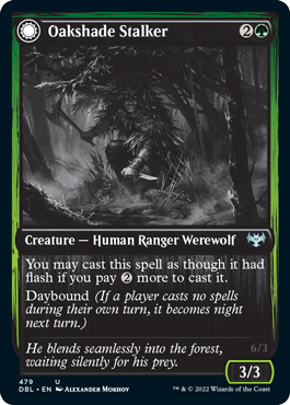 Oakshade Stalker // Moonlit Ambusher [Innistrad: Double Feature] | L.A. Mood Comics and Games