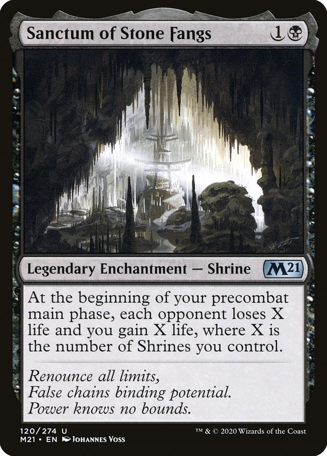 Sanctum of Stone Fangs [Core Set 2021] | L.A. Mood Comics and Games