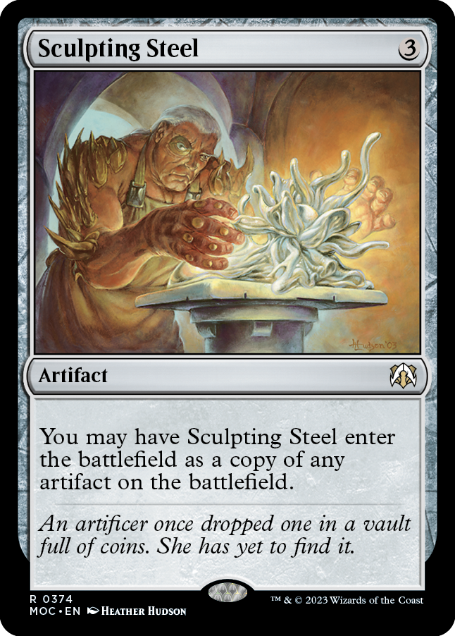 Sculpting Steel [March of the Machine Commander] | L.A. Mood Comics and Games