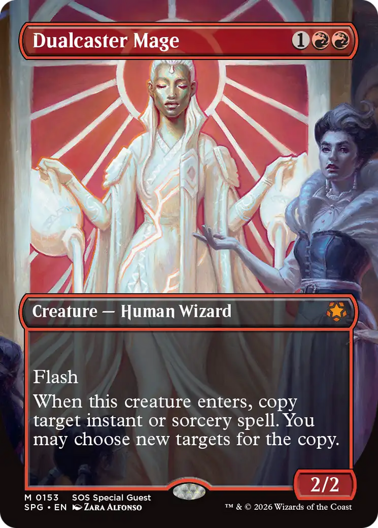 Dualcaster Mage (Borderless) [Secrets of Strixhaven Special Guests] | L.A. Mood Comics and Games