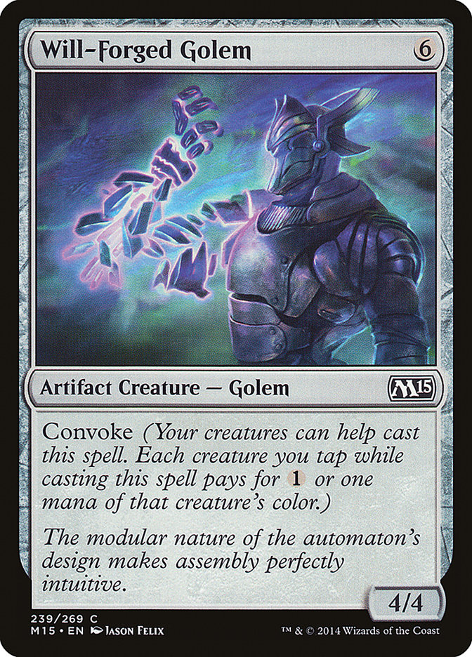 Will-Forged Golem [Magic 2015] | L.A. Mood Comics and Games