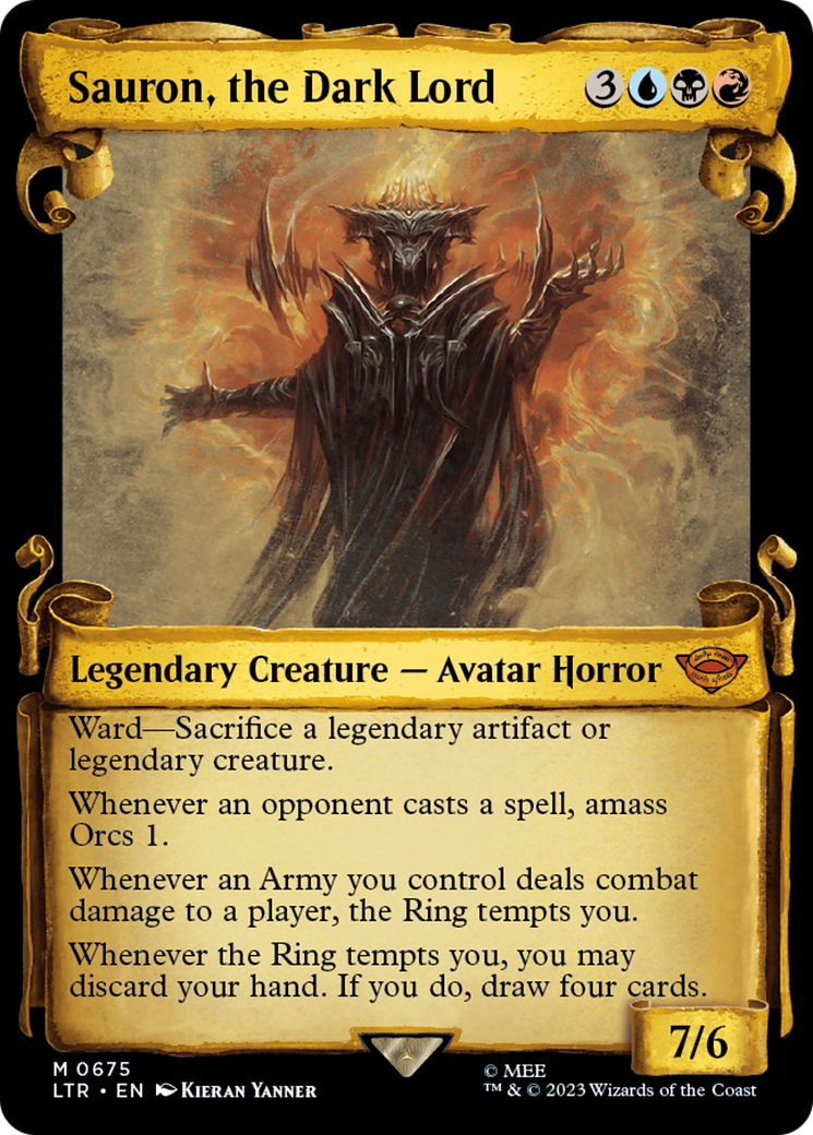 Sauron, the Dark Lord [The Lord of the Rings: Tales of Middle-Earth Showcase Scrolls] | L.A. Mood Comics and Games