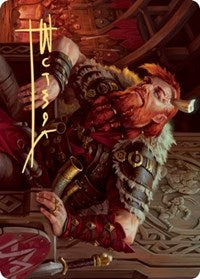 Arni Brokenbrow Art Card (Gold-Stamped Signature) [Kaldheim Art Series] | L.A. Mood Comics and Games