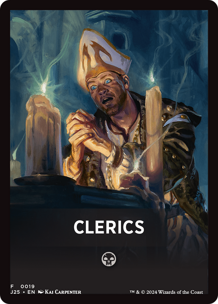 Clerics Theme Card [Foundations Jumpstart Front Cards] | L.A. Mood Comics and Games