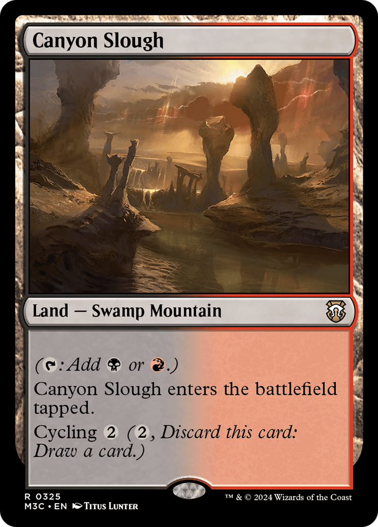 Canyon Slough (Ripple Foil) [Modern Horizons 3 Commander] | L.A. Mood Comics and Games