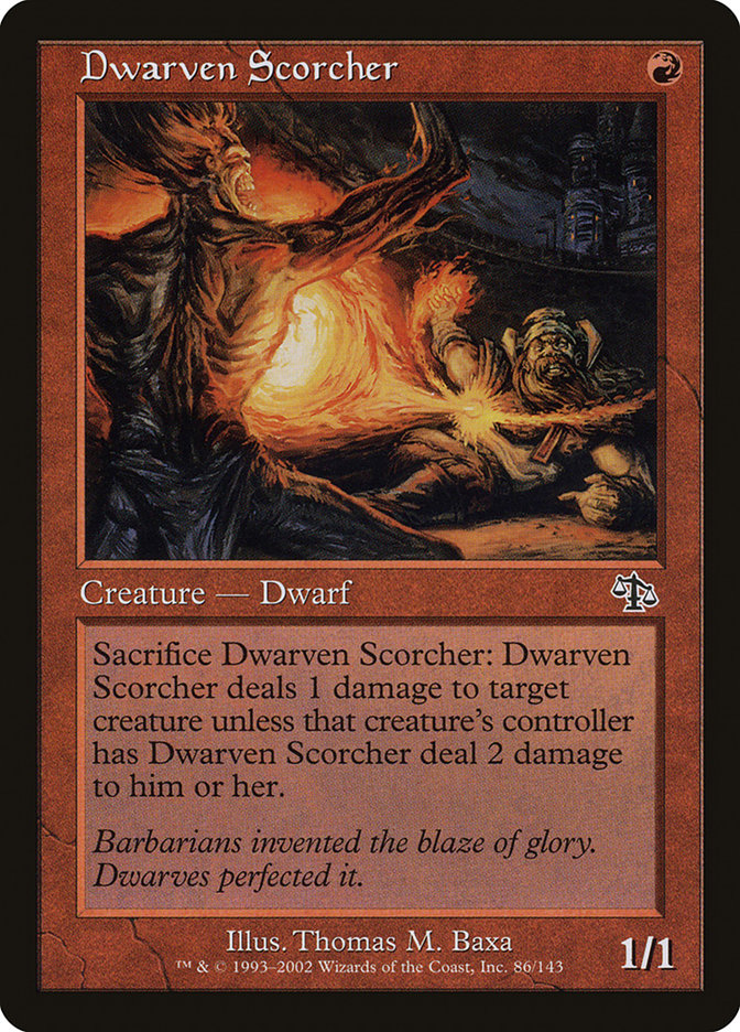 Dwarven Scorcher [Judgment] | L.A. Mood Comics and Games