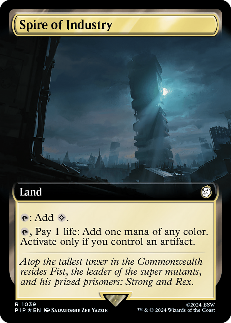Spire of Industry (Extended Art) (Surge Foil) [Fallout] | L.A. Mood Comics and Games
