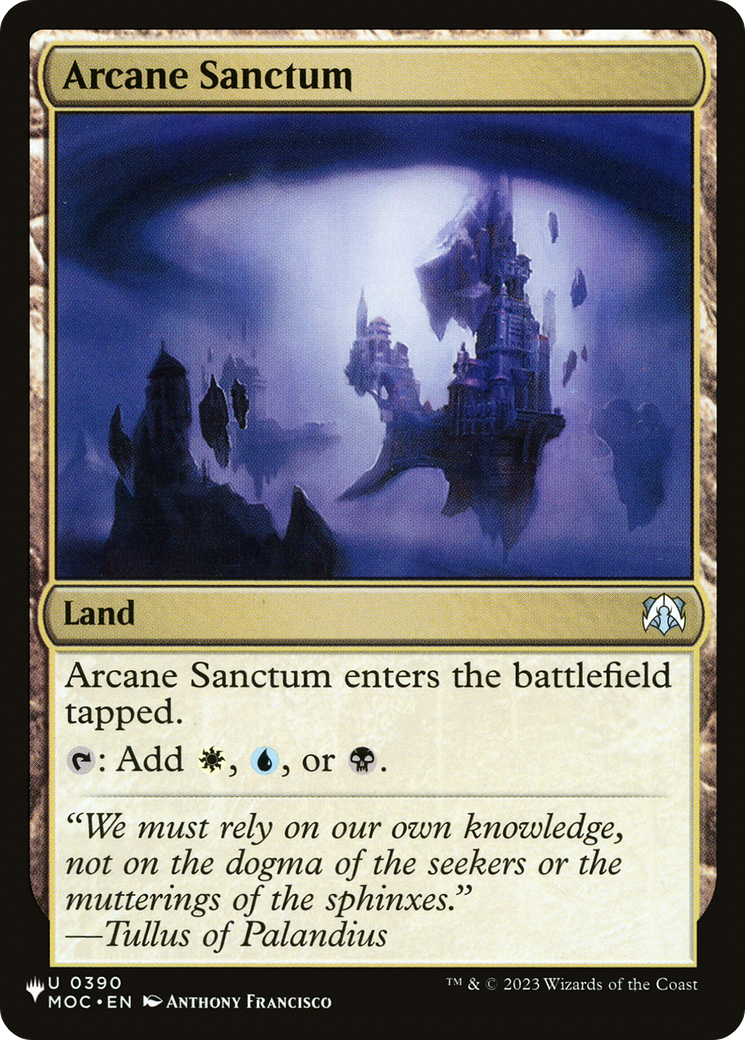 Arcane Sanctum (MOC) [The List] | L.A. Mood Comics and Games