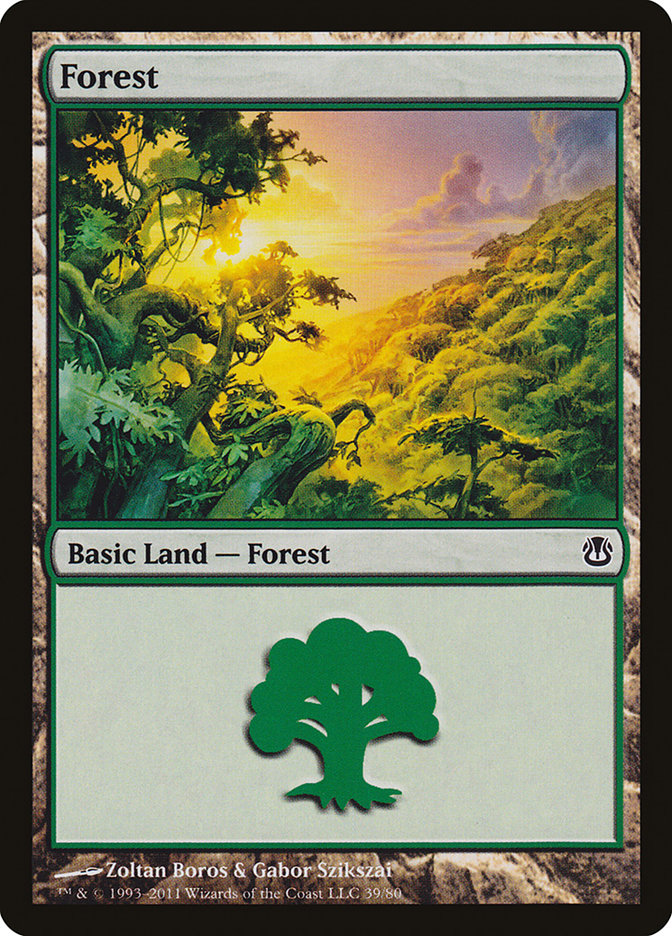 Forest (39) [Duel Decks: Ajani vs. Nicol Bolas] | L.A. Mood Comics and Games