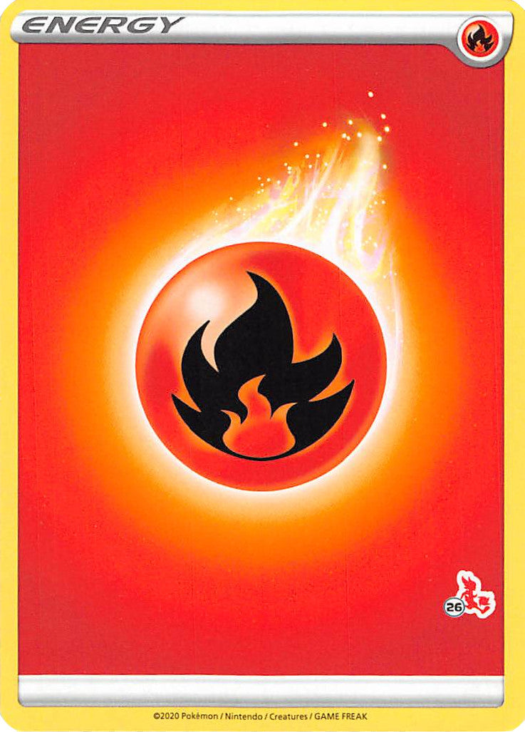 Fire Energy (Cinderace Stamp #26) [Battle Academy 2022] | L.A. Mood Comics and Games