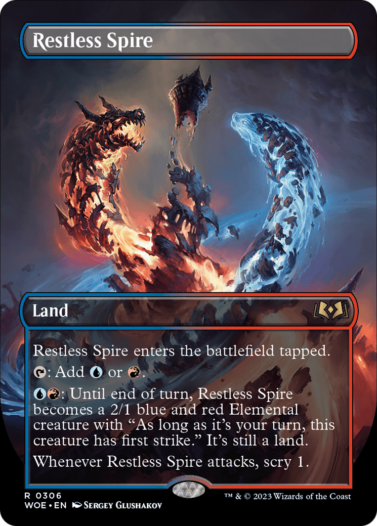 Restless Spire (Borderless) [Wilds of Eldraine] | L.A. Mood Comics and Games