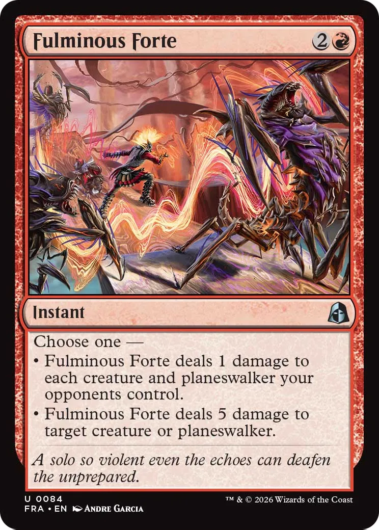 Fulminous Forte [Reality Fracture] | L.A. Mood Comics and Games
