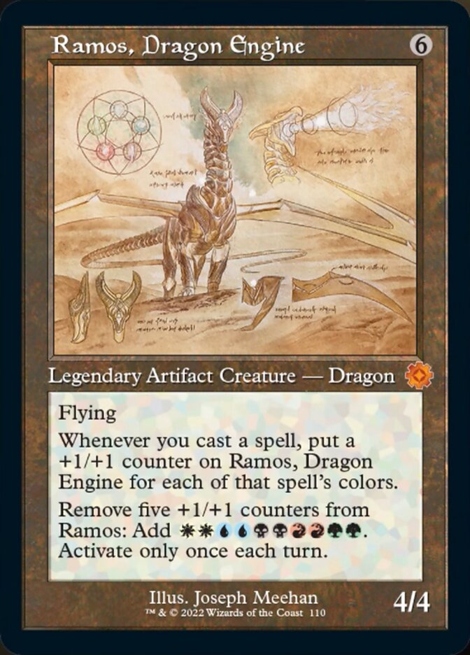Ramos, Dragon Engine (Retro Schematic) [The Brothers' War Retro Artifacts] | L.A. Mood Comics and Games