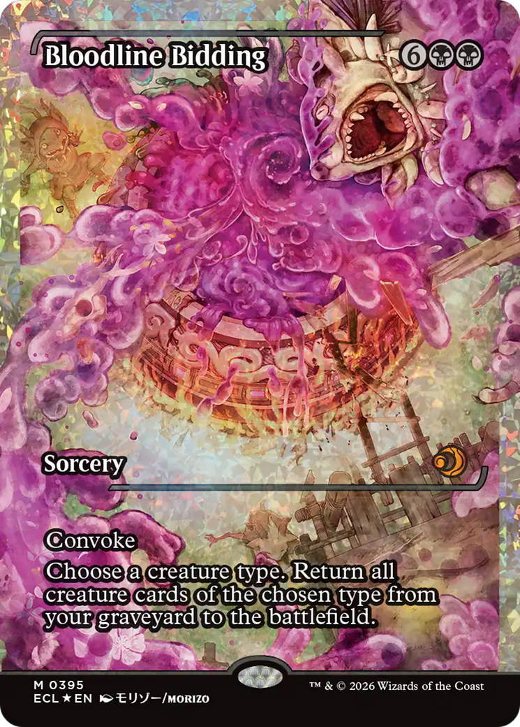 Bloodline Bidding (Showcase) (Fracture Foil) [Lorwyn Eclipsed] | L.A. Mood Comics and Games