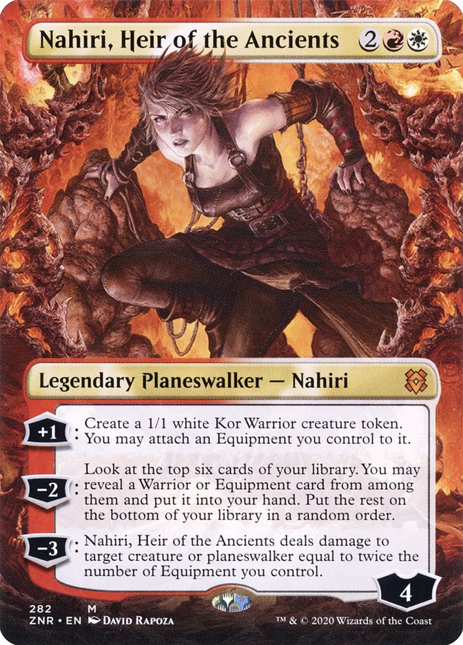 Nahiri, Heir of the Ancients (Borderless) [Zendikar Rising] | L.A. Mood Comics and Games