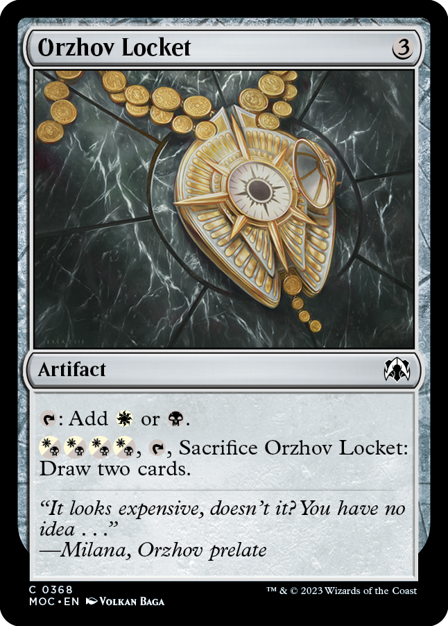 Orzhov Locket [March of the Machine Commander] | L.A. Mood Comics and Games