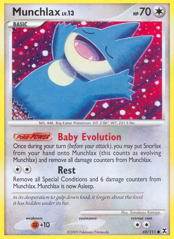 Munchlax (69/111) [Platinum: Rising Rivals] | L.A. Mood Comics and Games