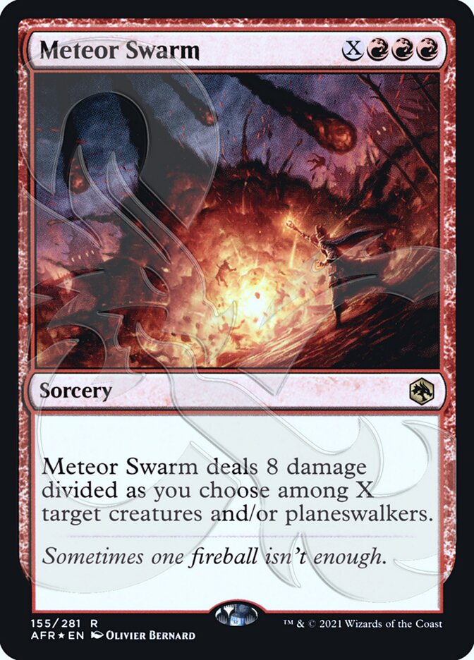 Meteor Swarm (Ampersand Promo) [Dungeons & Dragons: Adventures in the Forgotten Realms Promos] | L.A. Mood Comics and Games