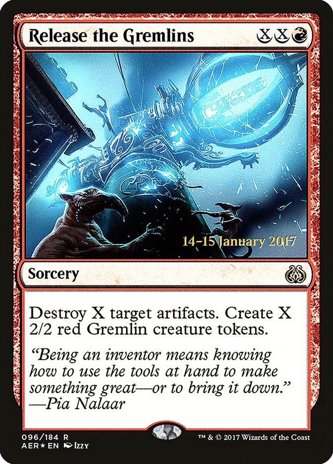 Release the Gremlins [Aether Revolt Prerelease Promos] | L.A. Mood Comics and Games