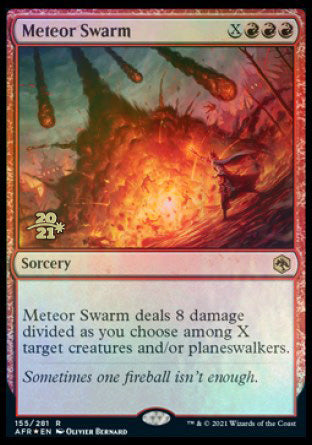 Meteor Swarm [Dungeons & Dragons: Adventures in the Forgotten Realms Prerelease Promos] | L.A. Mood Comics and Games