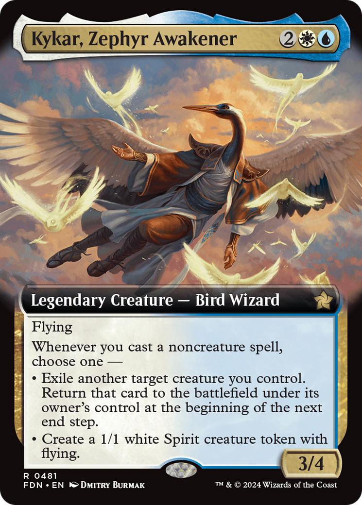 Kykar, Zephyr Awakener (Extended Art) [Foundations] | L.A. Mood Comics and Games