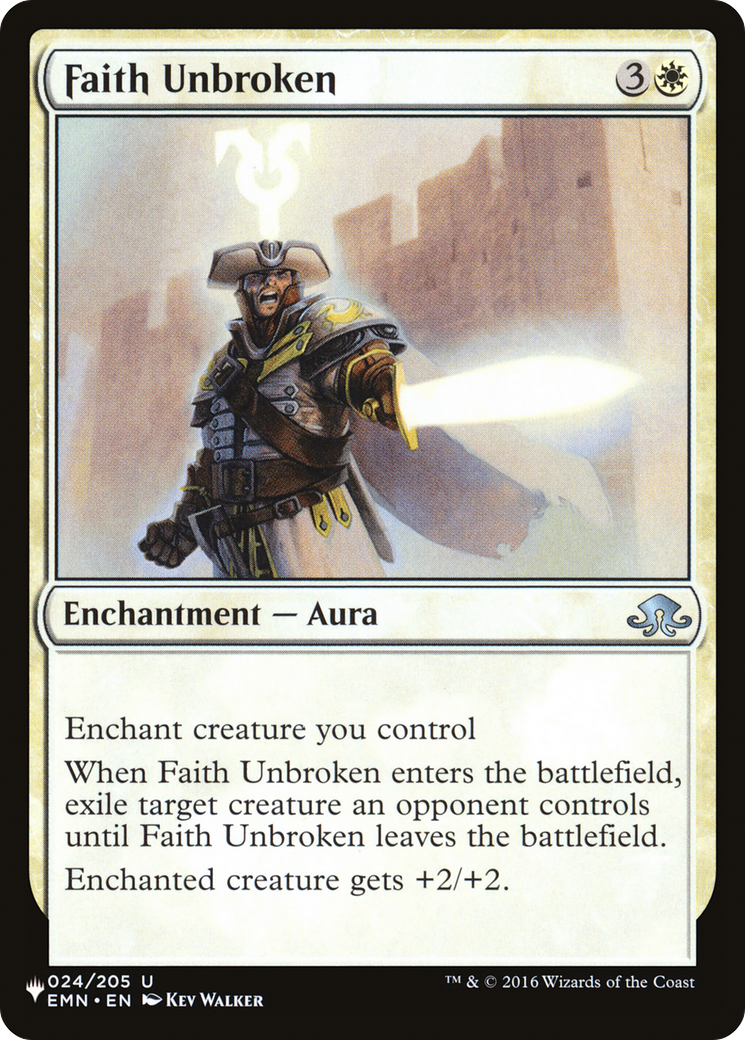 Faith Unbroken [The List] | L.A. Mood Comics and Games