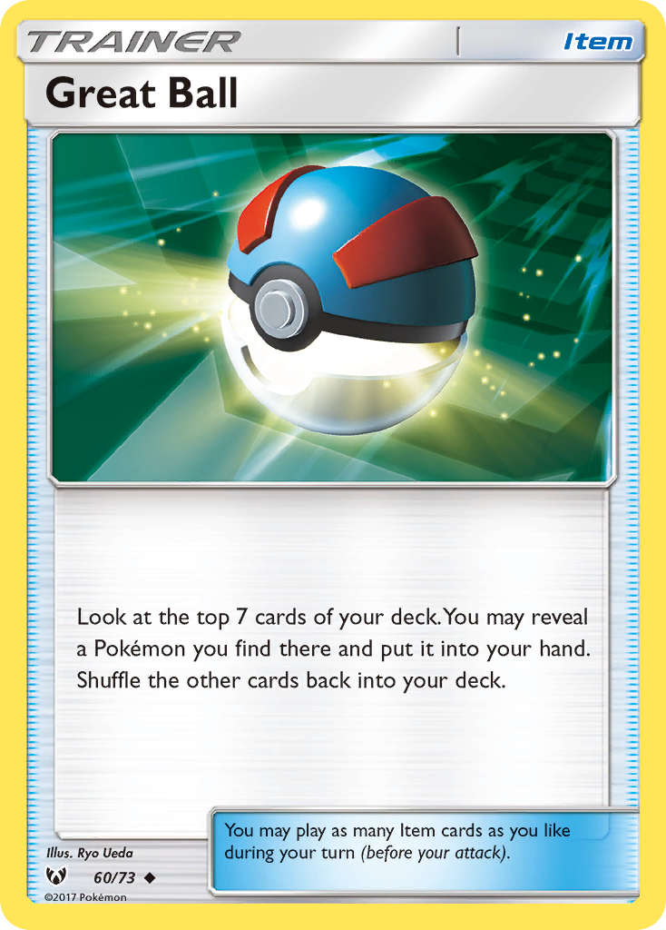Great Ball (60/73) [Sun & Moon: Shining Legends] | L.A. Mood Comics and Games