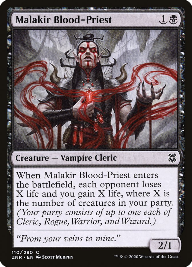 Malakir Blood-Priest [Zendikar Rising] | L.A. Mood Comics and Games