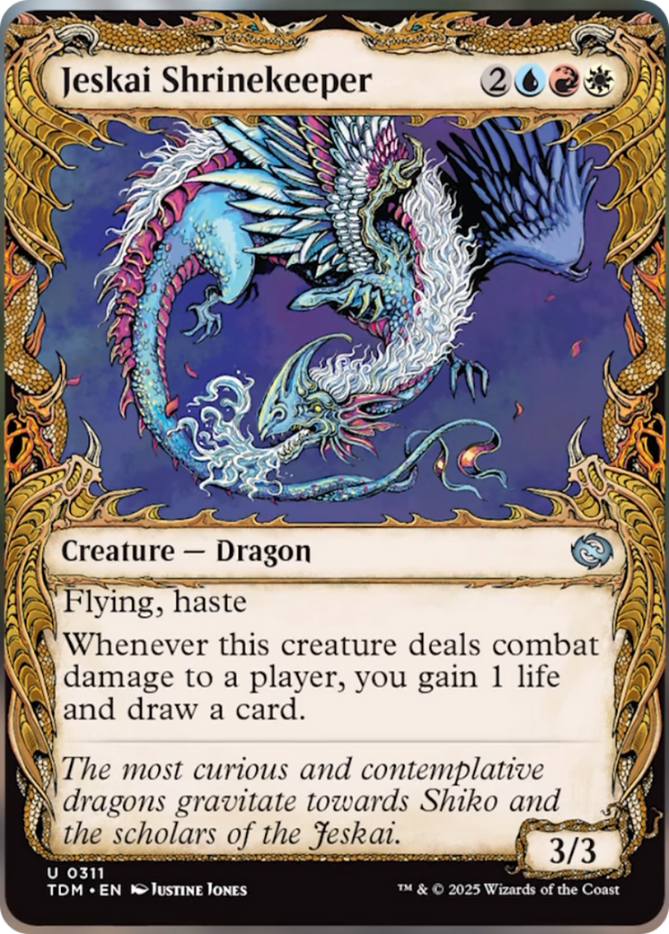 Jeskai Shrinekeeper (Showcase) [Tarkir: Dragonstorm] | L.A. Mood Comics and Games