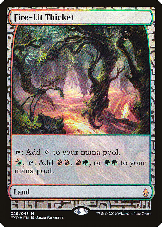 Fire-Lit Thicket [Zendikar Expeditions] | L.A. Mood Comics and Games
